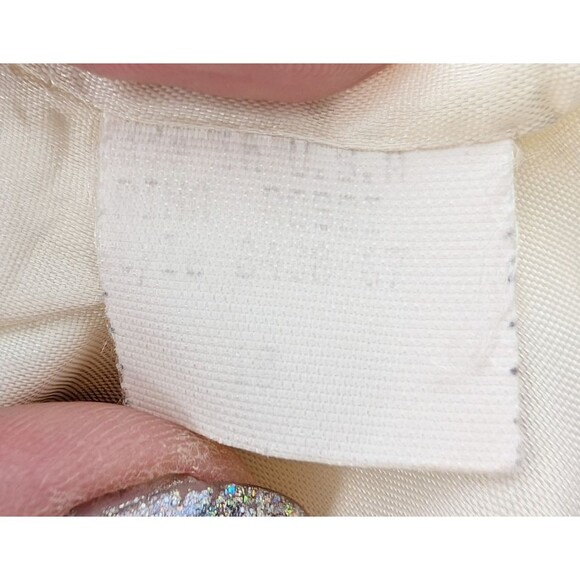 Rina Rossi Vintage White Black Button Tailored Crop Blazer Jacket Size S/M - Picture 6 of 8